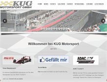 Tablet Screenshot of kug-motorsport.de